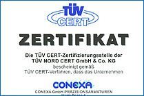 TUEV Zertifikat - please click for download